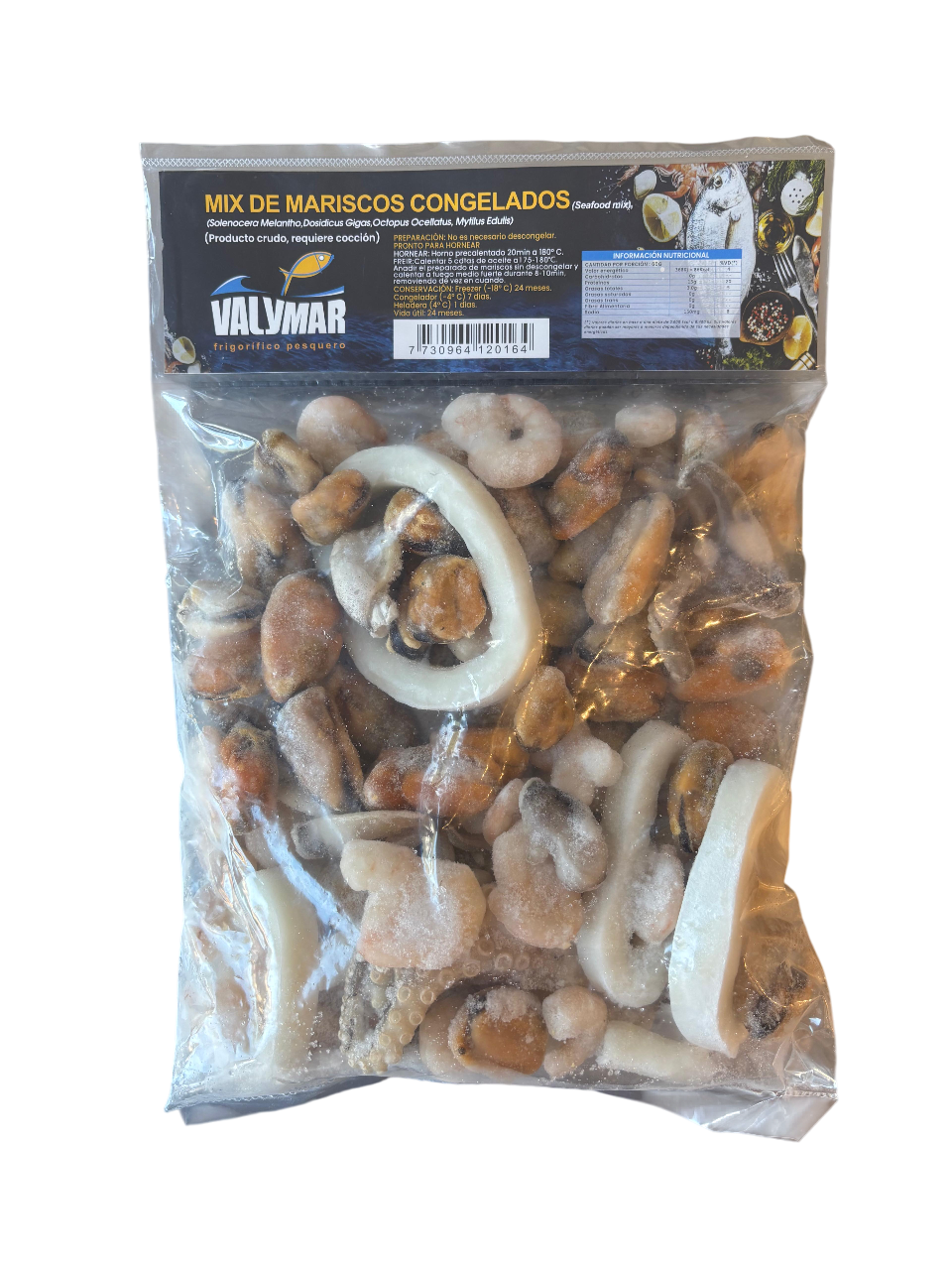 Seafood Mix "Paella" - 1/2 Kg (Frozen)