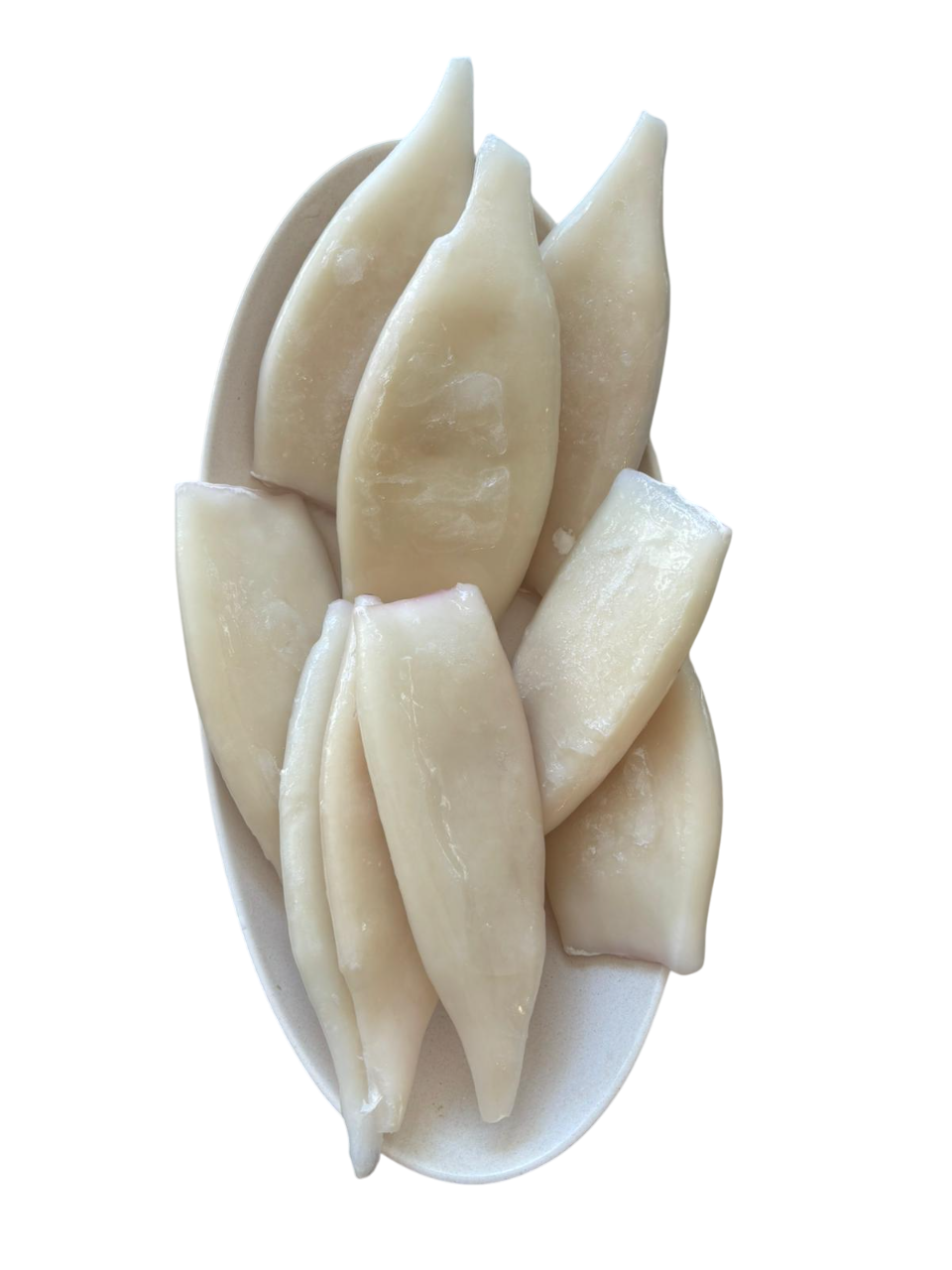 Skinless Tenderized Squid Tubes - 1 Kg (Frozen)
